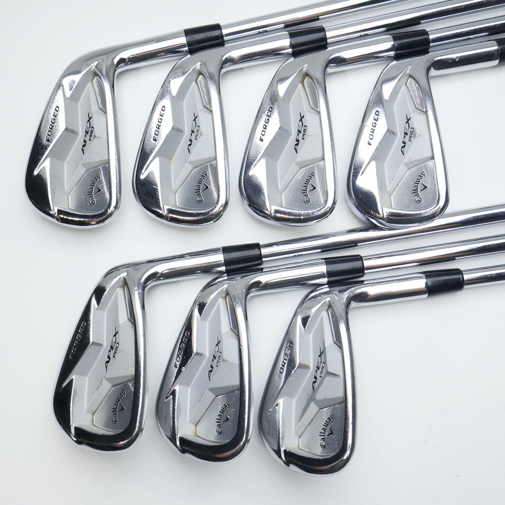 Used Callaway Apex Pro 19 Iron Set / 4 - PW / Stiff Flex