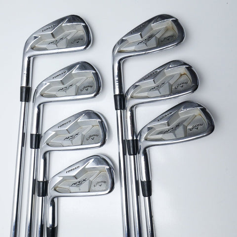 Used Callaway Apex Pro 19 Iron Set / 4 - PW / X-Stiff Flex / Left-Handed