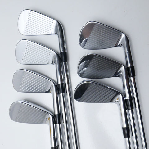 Used Callaway Apex Pro 19 Iron Set / 5 - PW + AW / Stiff Flex / Left-Handed