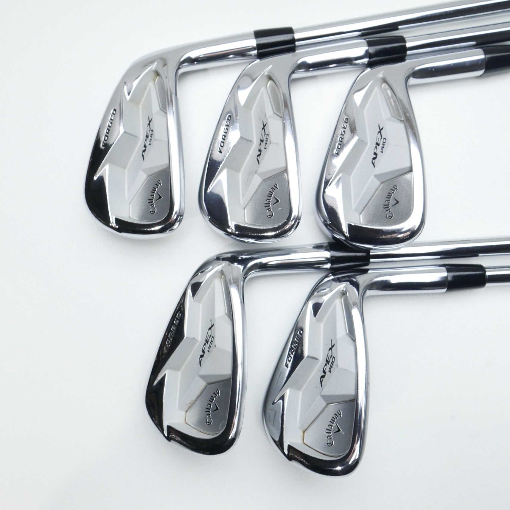 Used Callaway Apex Pro 19 Iron Set / 6 - PW / Stiff Flex
