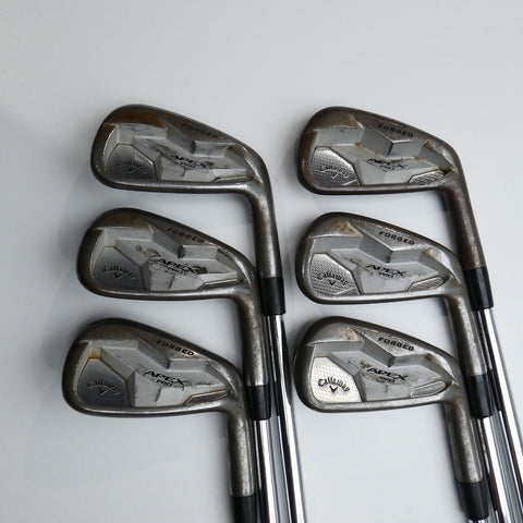 Used Callaway Apex Pro 19 RAW Iron Set / 4 - 9 IRON / Stiff Flex