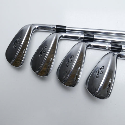 Used Callaway Apex Pro 19 and Apex MB 18 Combo Iron Set / 3 - PW / X-Stiff Flex