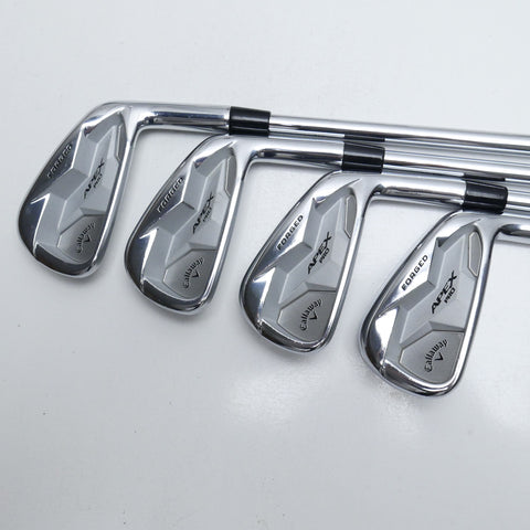 Used Callaway Apex Pro 19 and Apex MB 18 Combo Iron Set / 3 - PW / X-Stiff Flex
