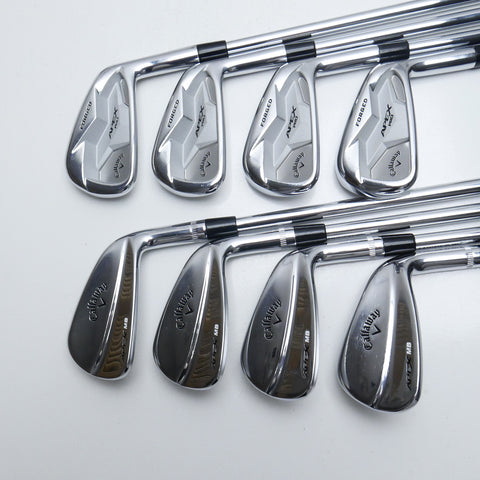 Used Callaway Apex Pro 19 and Apex MB 18 Combo Iron Set / 3 - PW / X-Stiff Flex
