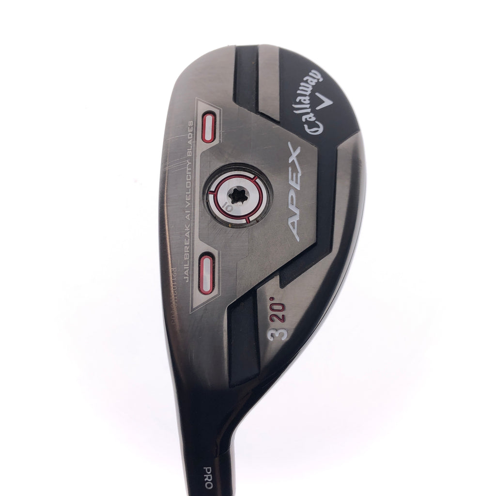 Used Callaway Apex Pro 21 3 Hybrid / 20 Degrees / Stiff Flex / Left-Handed