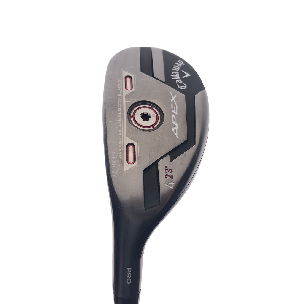 Used Callaway Apex Pro 21 4 Hybrid / 23 Degrees / Stiff Flex / Left-Handed