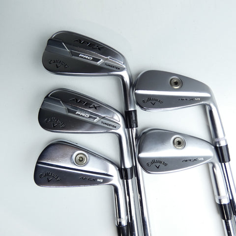 Used Callaway Apex Pro 21 & Apex Pro MB 21 Iron Set / 5 - 9 IRON / Stiff Flex