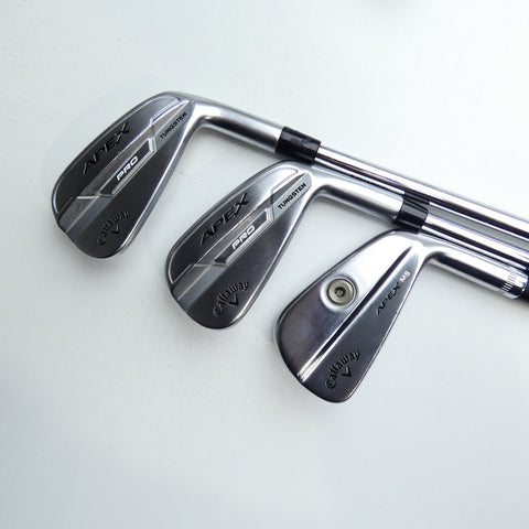Used Callaway Apex Pro 21 & Apex Pro MB 21 Iron Set / 5 - 9 IRON / Stiff Flex
