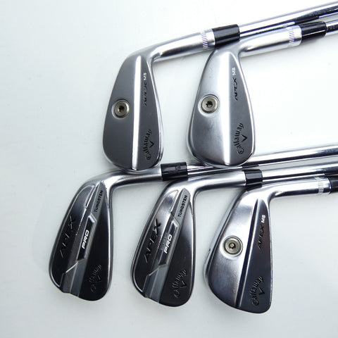 Used Callaway Apex Pro 21 & Apex Pro MB 21 Iron Set / 5 - 9 IRON / Stiff Flex