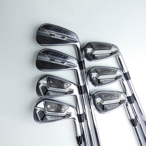 Used Callaway Apex Pro 21 & Apex TCB Combo Iron Set / 4 - PW / X-Stiff Flex