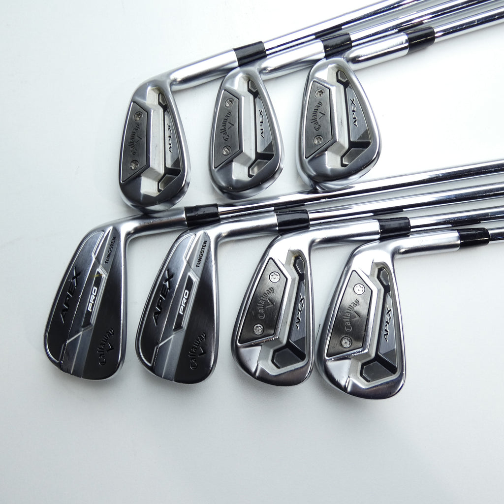 Used Callaway Apex Pro 21 & Apex TCB Combo Iron Set / 4 - PW / X-Stiff Flex