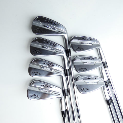 Used Callaway Apex Pro 21 Iron Set / 4 - PW / Stiff Flex