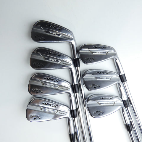 Used Callaway Apex Pro 21 Iron Set / 4 - PW / Stiff Flex