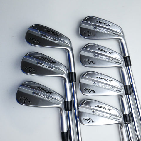 Used Callaway Apex Pro 21 Iron Set / 4 - PW / Stiff Flex
