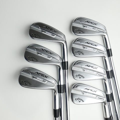 Used Callaway Apex Pro 21 Iron Set / 4 - PW / Stiff Flex