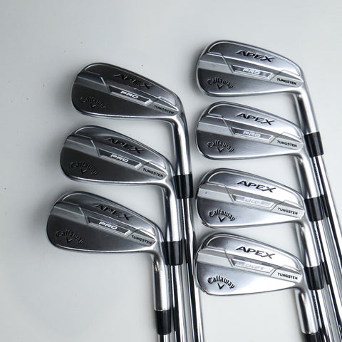 Used Callaway Apex Pro 21 Iron Set / 4 - PW / Stiff Flex