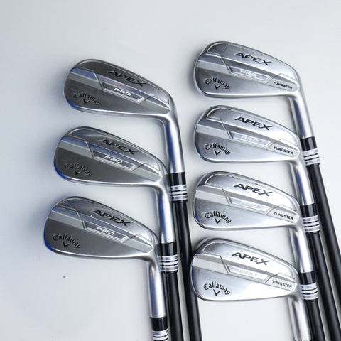 Used Callaway Apex Pro 21 Iron Set / 4 - PW / Stiff + Flex