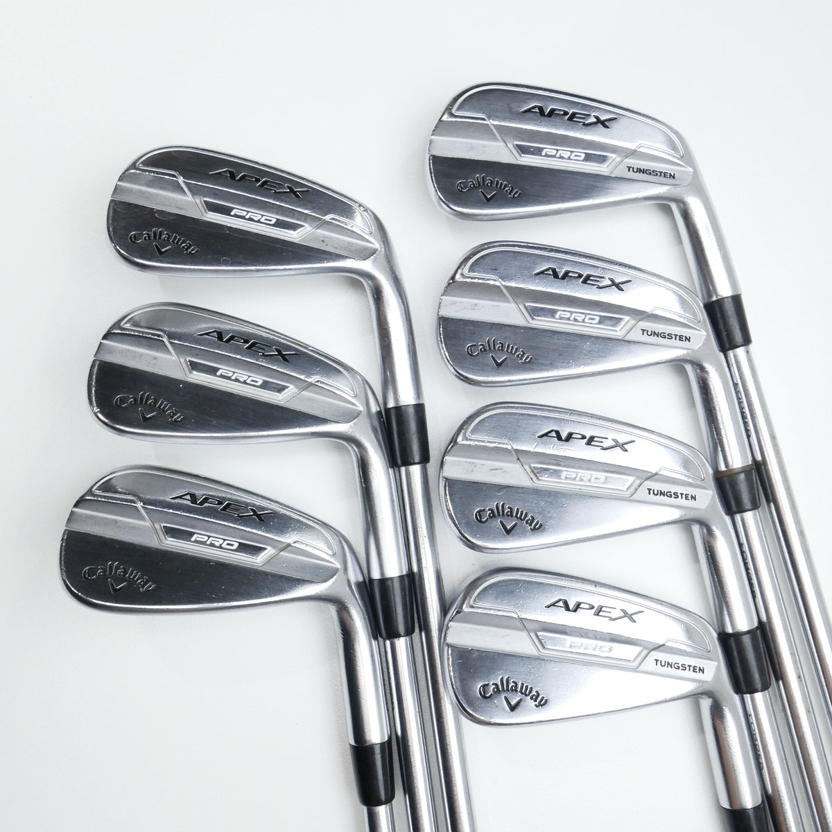 Used Callaway Apex Pro 21 Iron Set / 4 - PW / Stiff Flex