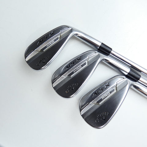 Used Callaway Apex Pro 21 Iron Set / 4 - PW / Stiff Flex