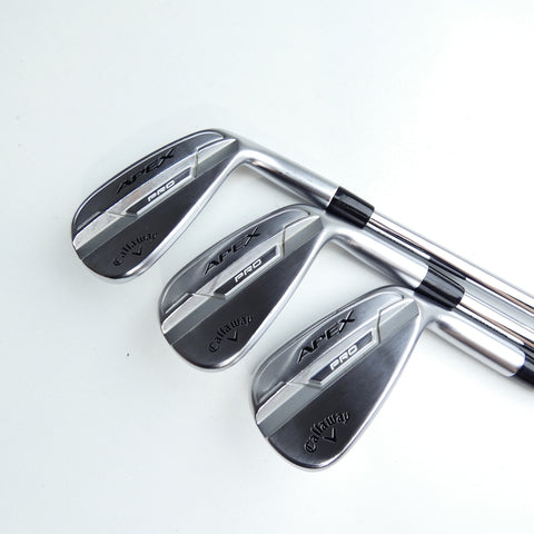 Used Callaway Apex Pro 21 Iron Set / 4 - PW / Stiff Flex