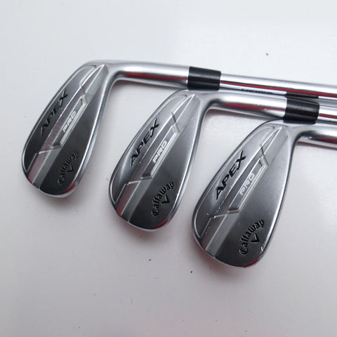 Used Callaway Apex Pro 21 Iron Set / 4 - PW / Stiff Flex