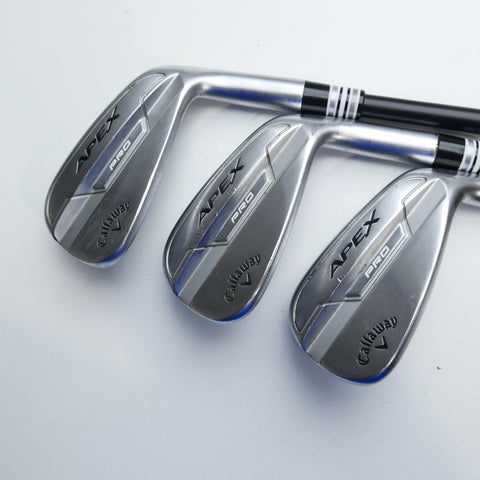 Used Callaway Apex Pro 21 Iron Set / 4 - PW / Stiff + Flex