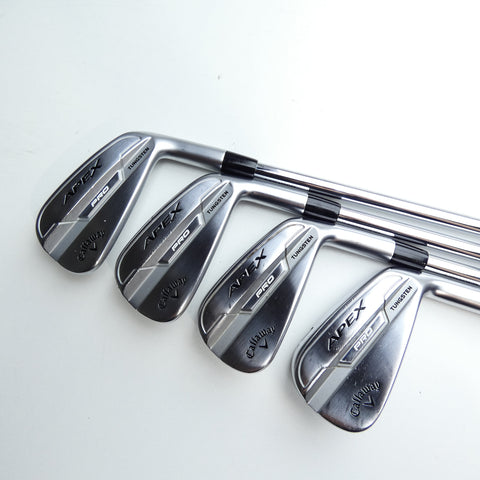 Used Callaway Apex Pro 21 Iron Set / 4 - PW / Stiff Flex