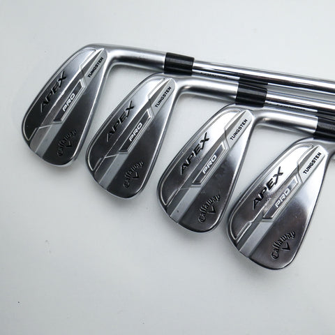 Used Callaway Apex Pro 21 Iron Set / 4 - PW / Stiff Flex
