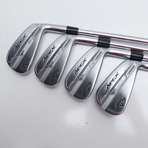 Used Callaway Apex Pro 21 Iron Set / 4 - PW / Stiff Flex