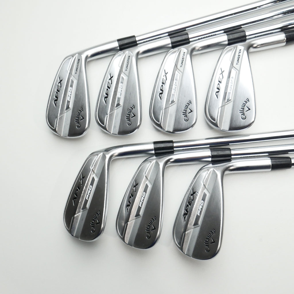 Used Callaway Apex Pro 21 Iron Set / 4 - PW / Stiff Flex