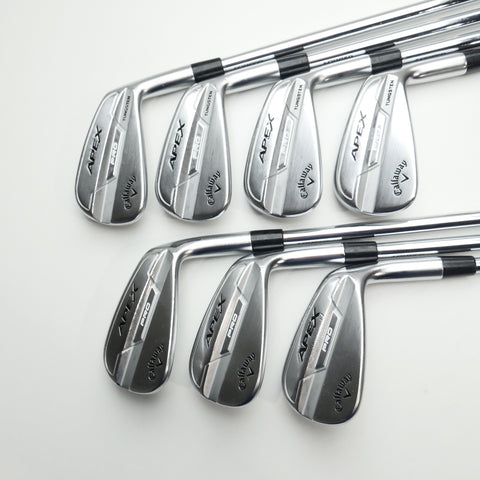 Used Callaway Apex Pro 21 Iron Set / 4 - PW / Stiff Flex