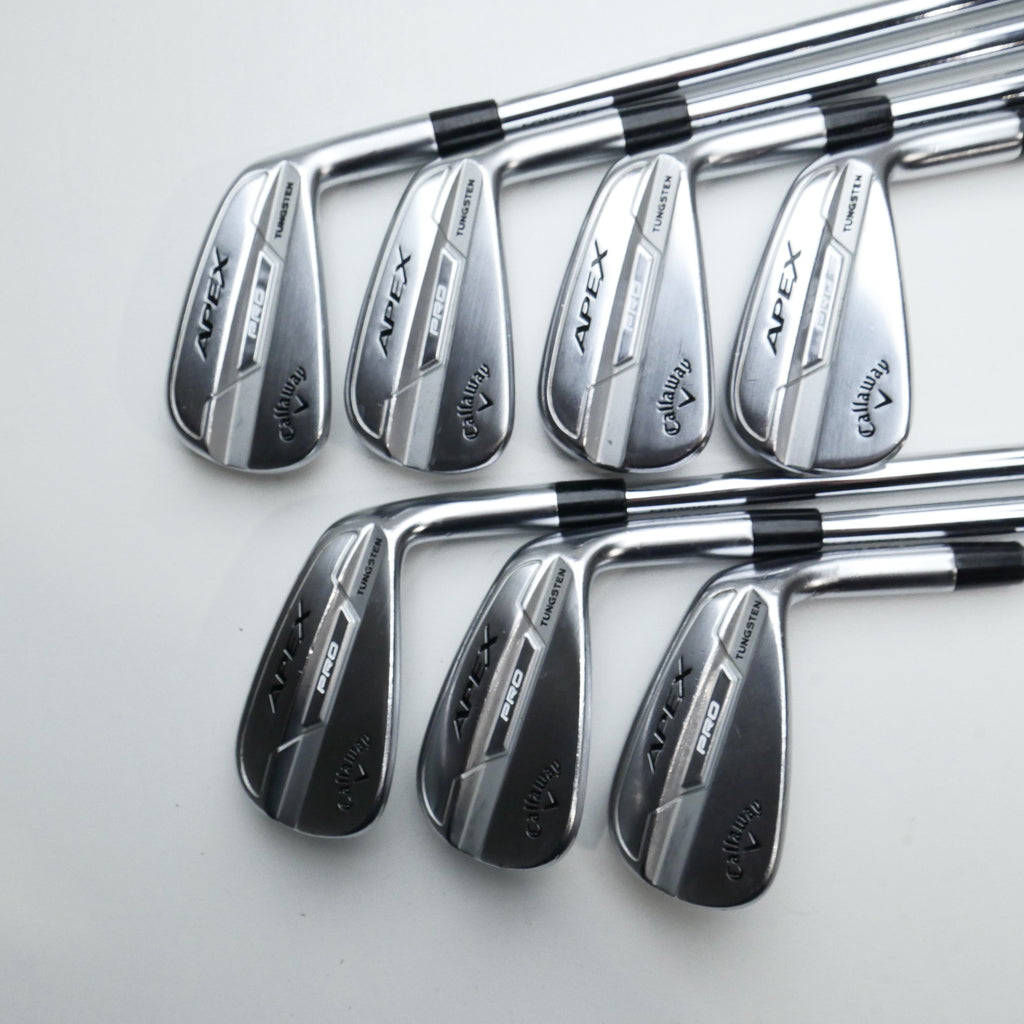 Used Callaway Apex Pro 21 Iron Set / 4 - PW / Stiff Flex