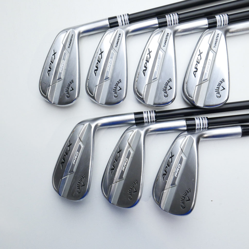 Used Callaway Apex Pro 21 Iron Set / 4 - PW / Stiff + Flex