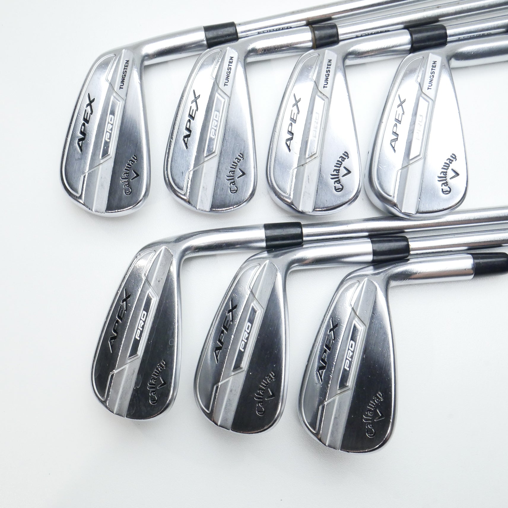 Used Callaway Apex Pro 21 Iron Set / 4 - PW / Stiff Flex