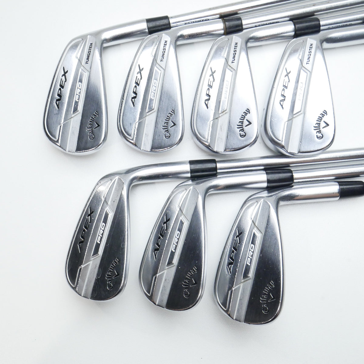 Used Callaway Apex Pro 21 Iron Set / 4 - PW / Stiff Flex