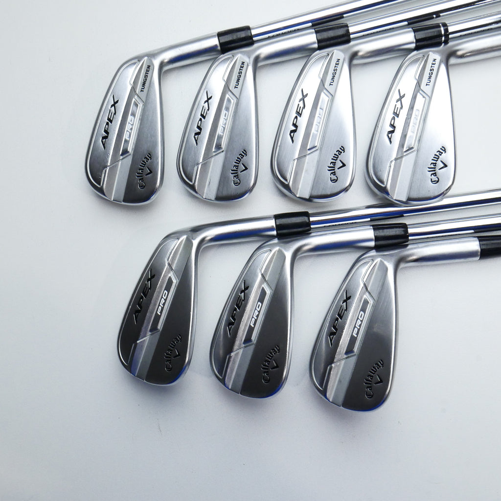 Used Callaway Apex Pro 21 Iron Set / 4 - PW / Stiff Flex