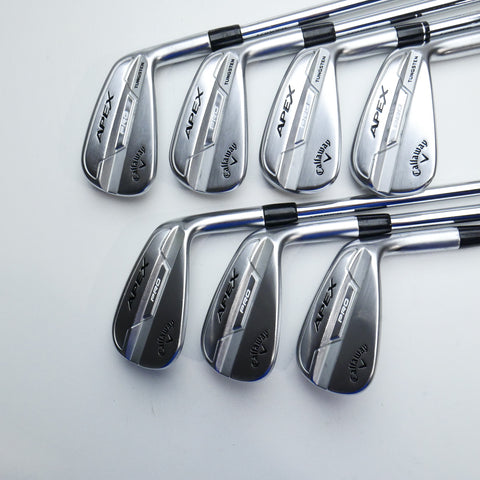 Used Callaway Apex Pro 21 Iron Set / 4 - PW / Stiff Flex
