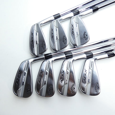 Used Callaway Apex Pro 21 Iron Set / 4 - PW / Stiff Flex