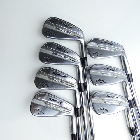 Used Callaway Apex Pro 21 Iron Set / 4 - PW / X-Stiff Flex