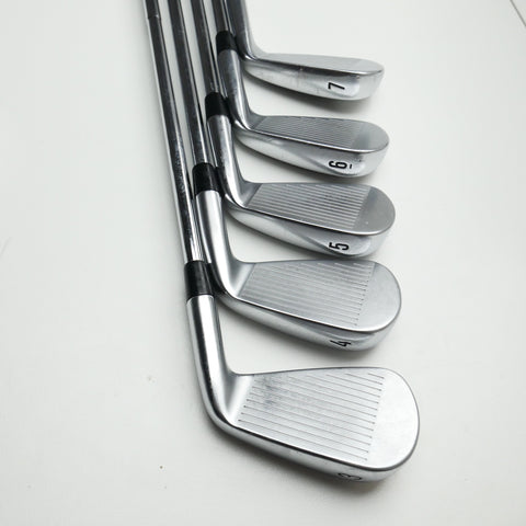 Used Callaway Apex Pro 24 Iron Set / 3 - PW + AW / Stiff Flex / Left-Handed