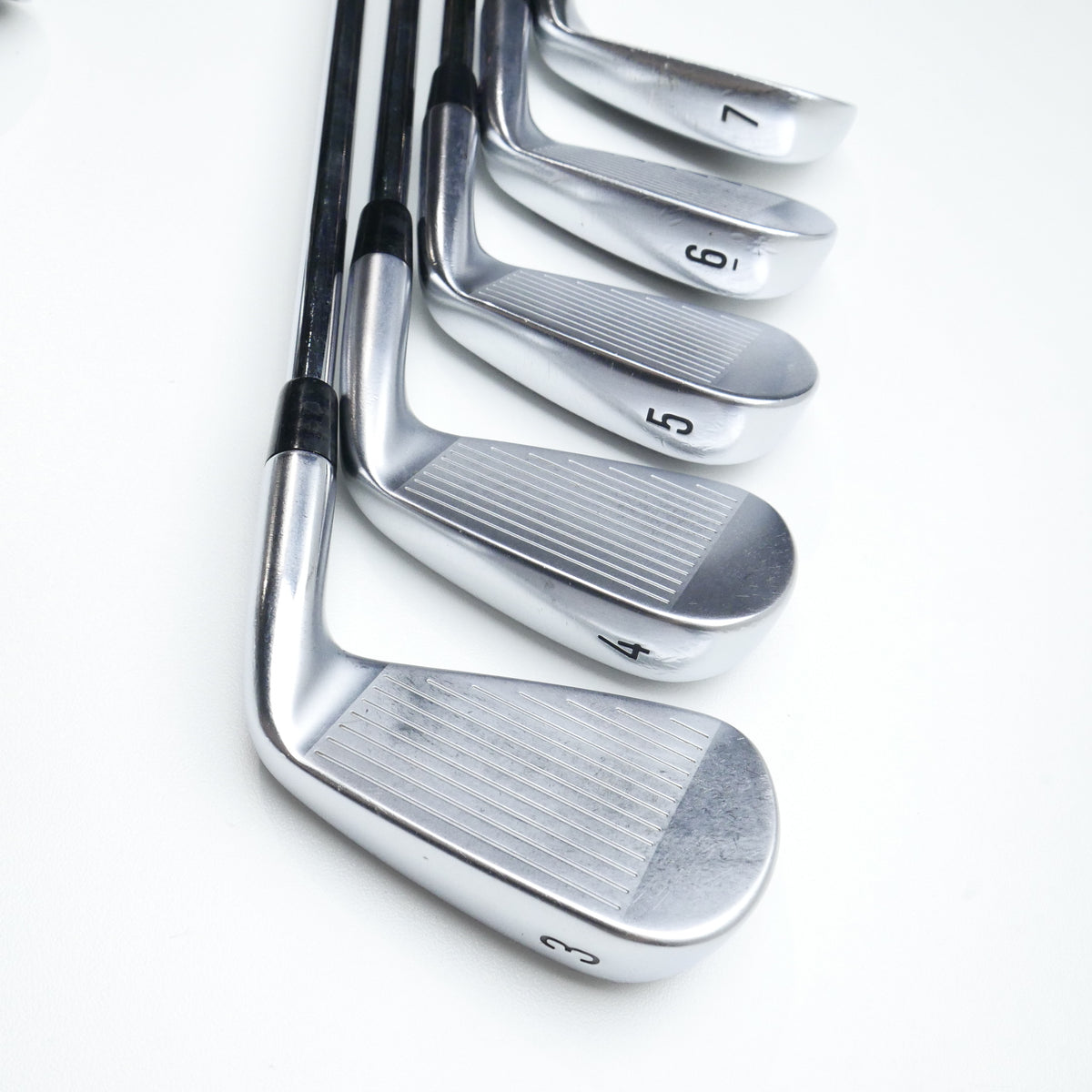 Used Callaway Apex Pro 24 Iron Set / 3 - PW + AW / Stiff Flex / Left-Handed