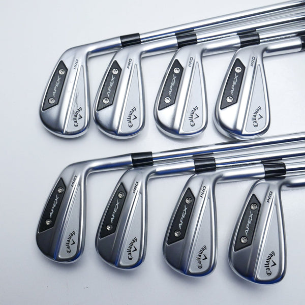 Used Callaway Apex Pro 24 Iron Set / 3 - PW / Stiff Flex