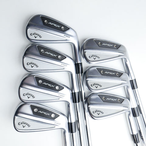 Used Callaway Apex Pro 24 Iron Set / 4 - PW / Stiff Flex
