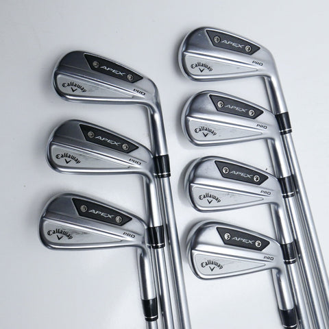 Used Callaway Apex Pro 24 Iron Set / 4 - PW / Stiff Flex
