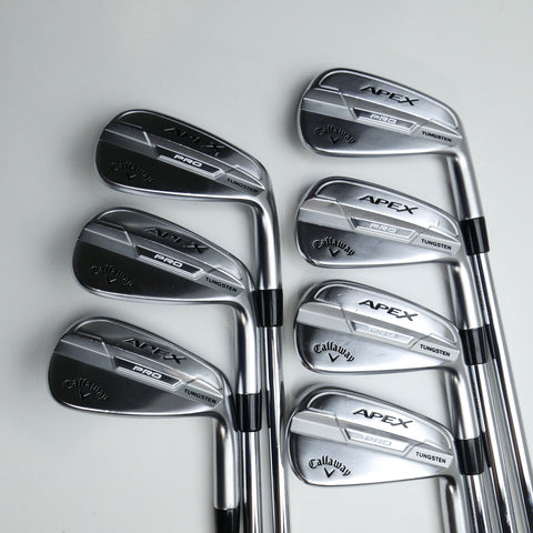Used Callaway Apex Pro 24 Iron Set / 4 - PW / Stiff Flex