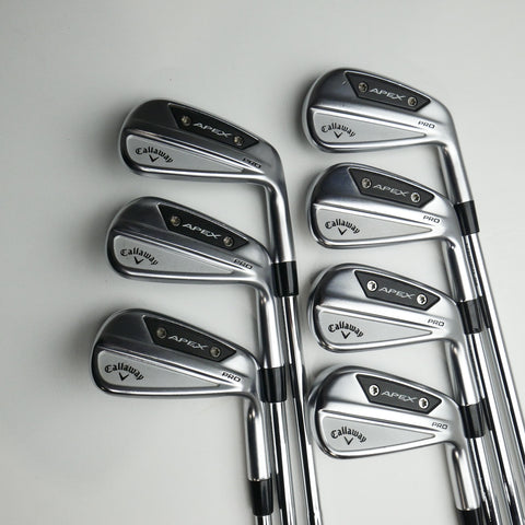 Used Callaway Apex Pro 24 Iron Set / 4 - PW / Stiff Flex