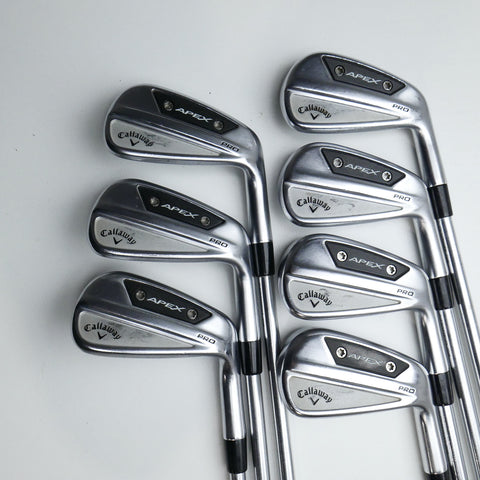 Used Callaway Apex Pro 24 Iron Set / 4 - PW / Stiff Flex