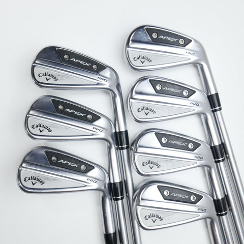 Used Callaway Apex Pro 24 Iron Set / 4 - PW / Stiff Flex
