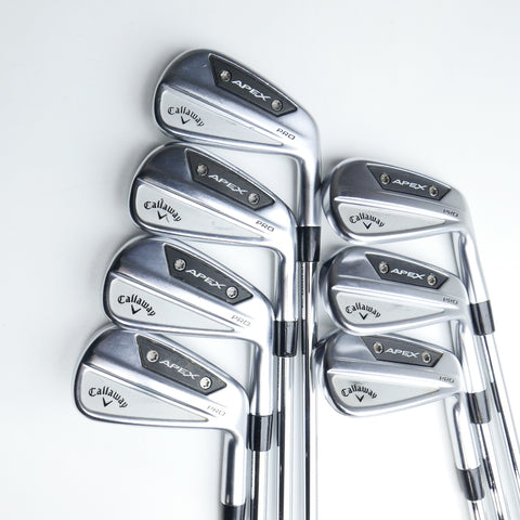 Used Callaway Apex Pro 24 Iron Set / 4 - PW / Stiff Flex