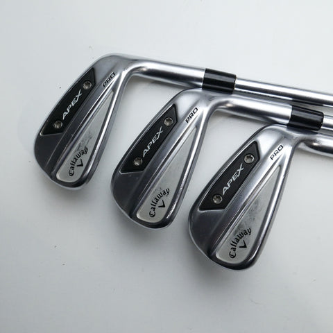 Used Callaway Apex Pro 24 Iron Set / 4 - PW / Stiff Flex